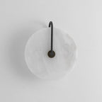 Modern Marble Wall Light - Elegant Circular Design Sconce for Bathroom and Home Decor 3