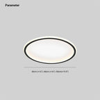 LumoNova Circular LED Ceiling Light UltraThin Flush Mount