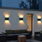 NovaRidge Up-Down Beam Outdoor LED Wall Light Fixture