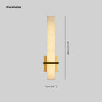 AstraLume Vertical Wall Sconce With Soft Amber LED Glow