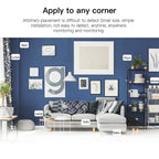 MiniSight Compact 1080P WiFi Home Surveillance Camera For Discreet Baby Monitoring And Room Security