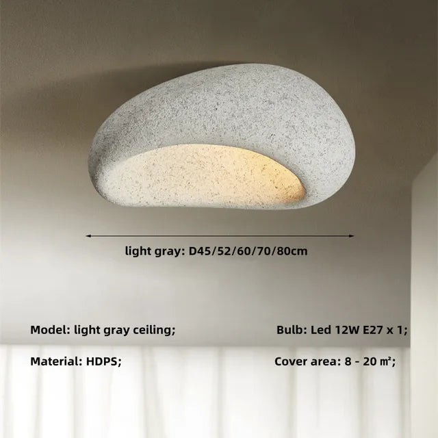 Kirelo Ceiling Light Japanese-Inspired Wabi-Sabi Glow