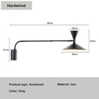 Luminarae | Nordic Swing Wall Light With Swivel Arm