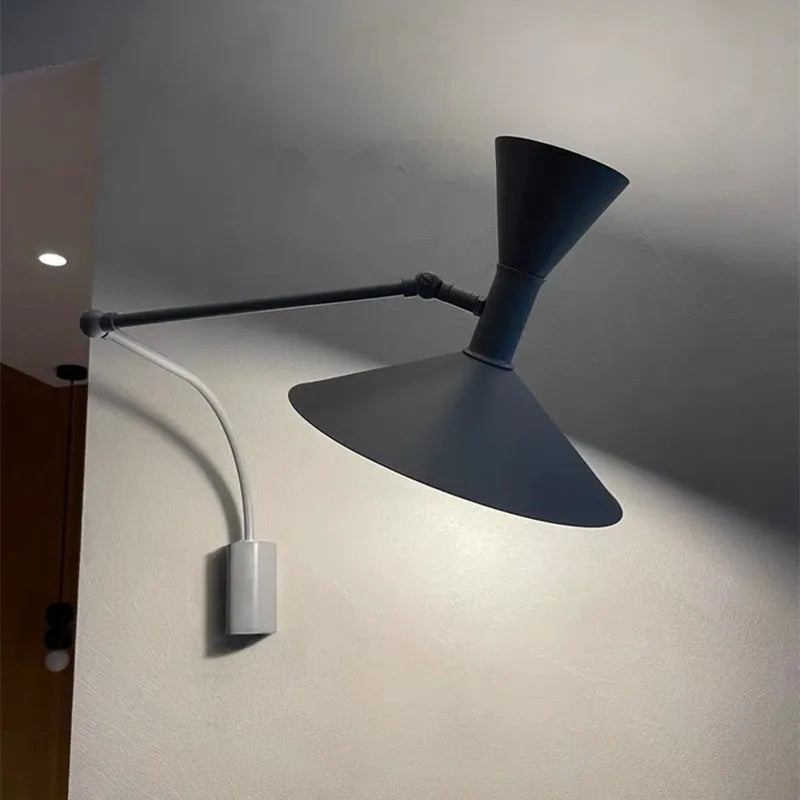 Luminarae | Nordic Swing Wall Light With Swivel Arm