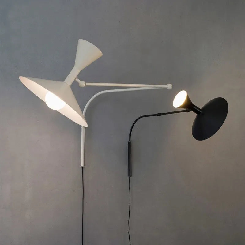 Luminarae | Nordic Swing Wall Light With Swivel Arm