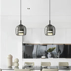 NovaGlass Clear Glass Pendant Light For Modern Interiors