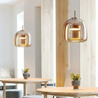 NovaGlass Clear Glass Pendant Light For Modern Interiors