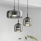 NovaGlass Clear Glass Pendant Light For Modern Interiors
