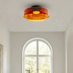AuroraMed Medieval Glass Ceiling Lamp With Nordic Charm