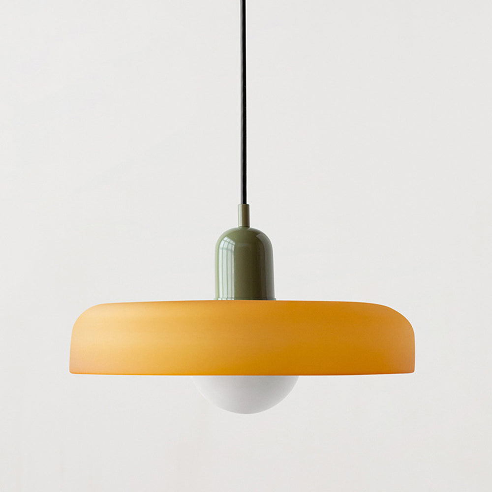 Arkea | Colored Glass Pendant Light With Adjustable Height