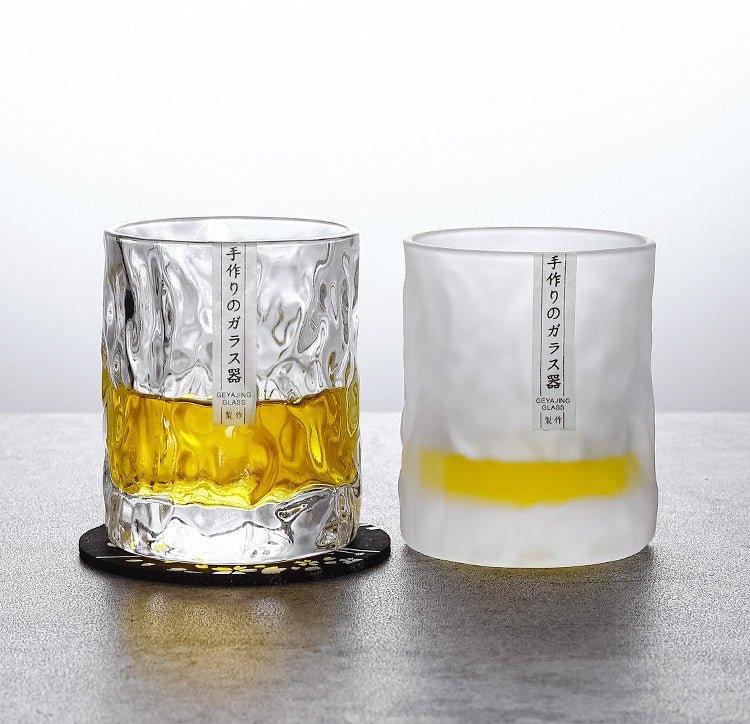 Kizuna Glacier Whisky Glasses in Edo Kiriko Collection