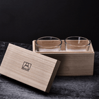 Kitsune Fuji Kiriko Whisky Glass Set by Chamvin Edo Craft