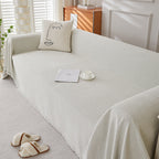 LumaWeave Minimalist Soft Washable Chenille Sofa Cover