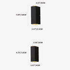 LumaBloc Rectangular LED Waterproof Sconce 600-1000 Lumens