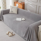 LumaWeave Minimalist Soft Washable Chenille Sofa Cover