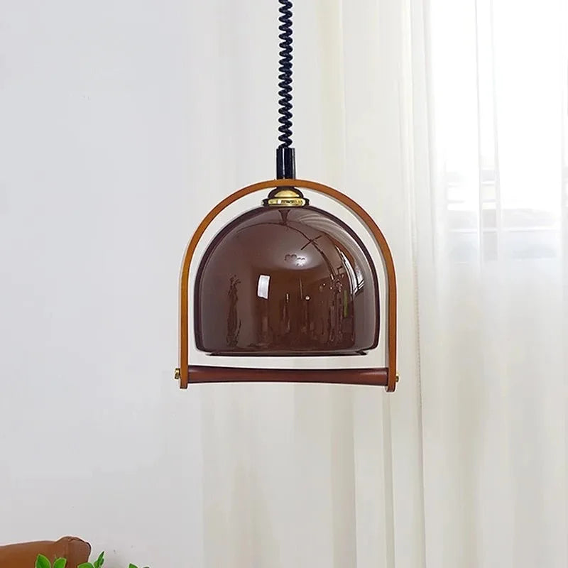 Rivara Wood Pendant Light, Vintage Dining And Kitchen Lamp