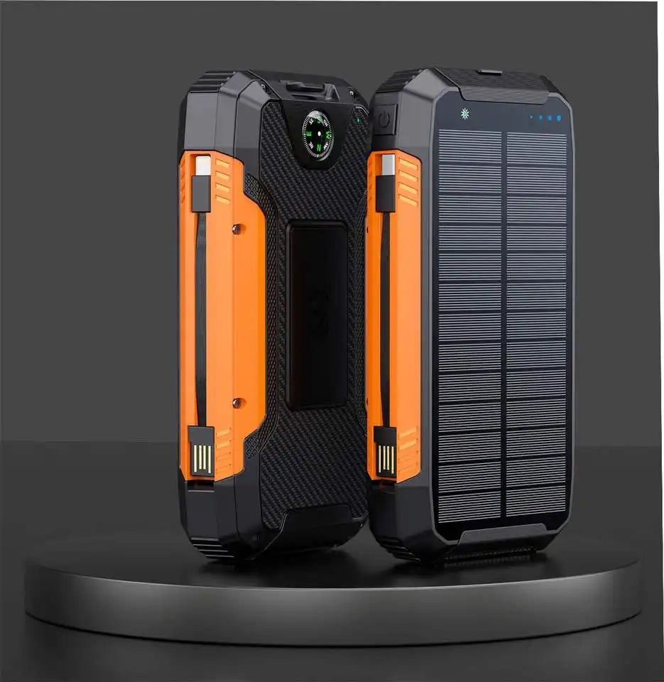 LumiVolt 30,000mAh Waterproof Wireless Solar Power Bank