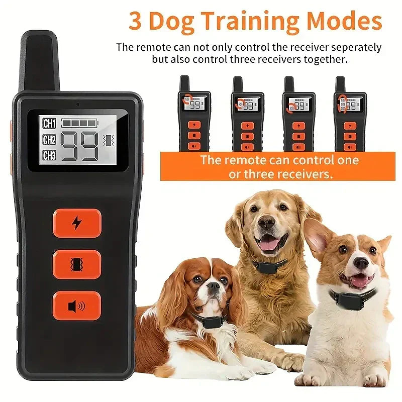 AstraPaw Remote Waterproof Dog Training Collar System