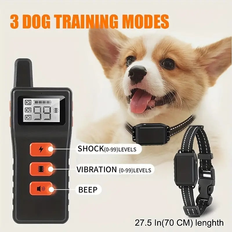 AstraPaw Remote Waterproof Dog Training Collar System