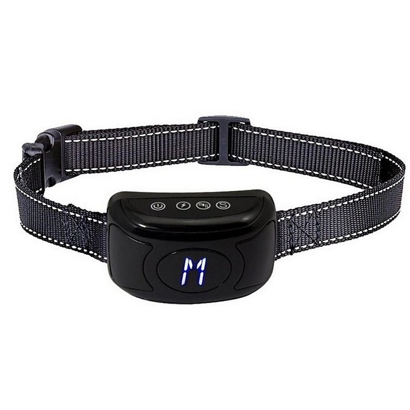 Rechargeable Bark Control Collar With Adjustable Modes