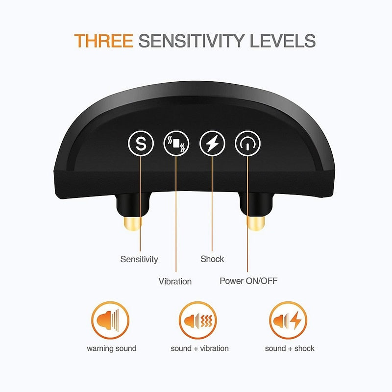 Rechargeable Bark Control Collar With Adjustable Modes