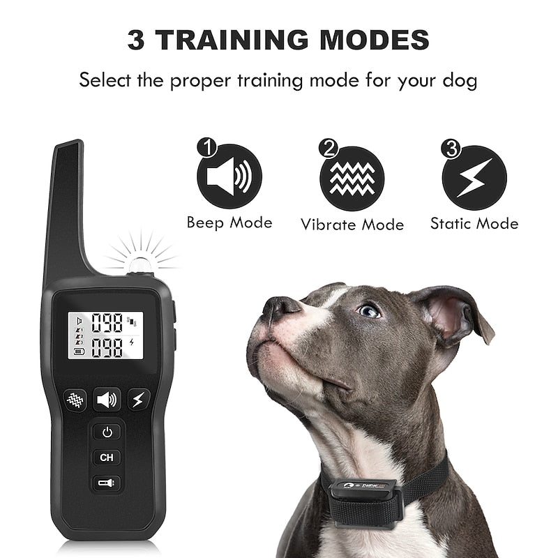 LumosPaw Pro Dog Training Collar With Remote And Flashlight