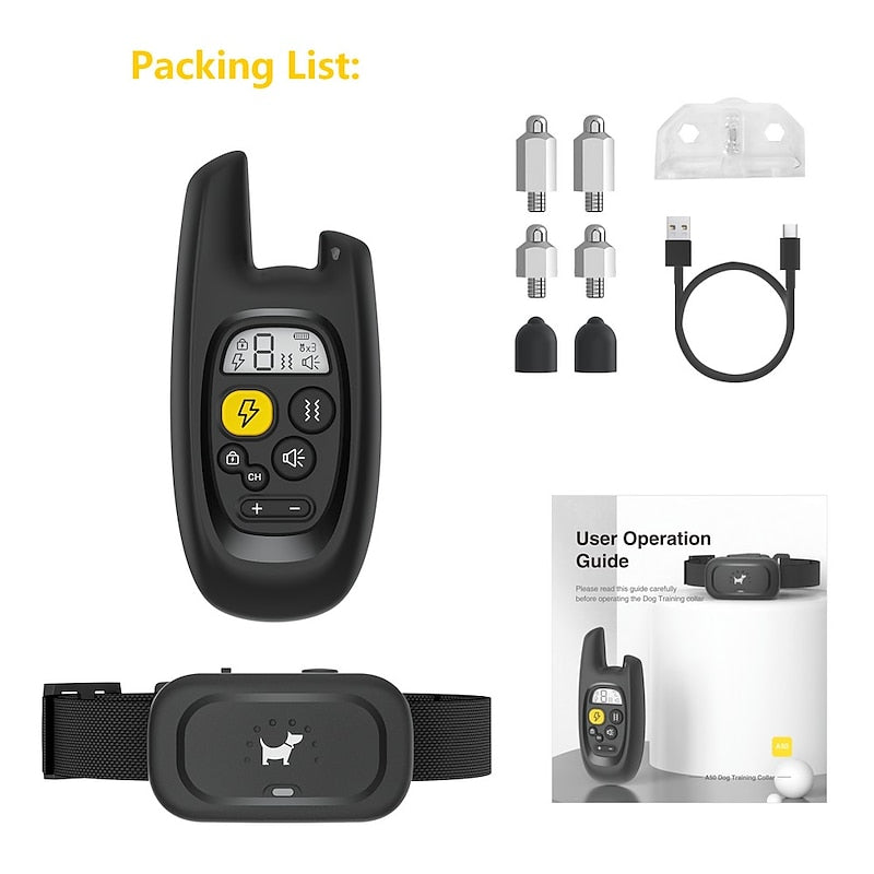 NovaPaw Pro 500m Waterproof Rechargeable Dog Training Collar