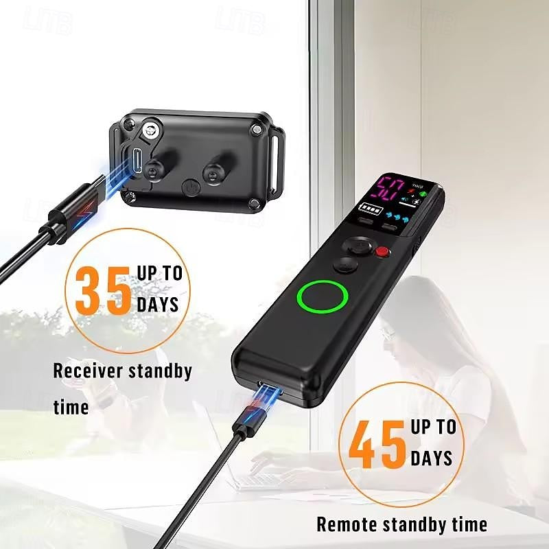 BarkTech Pro Waterproof Training Collar With Remote