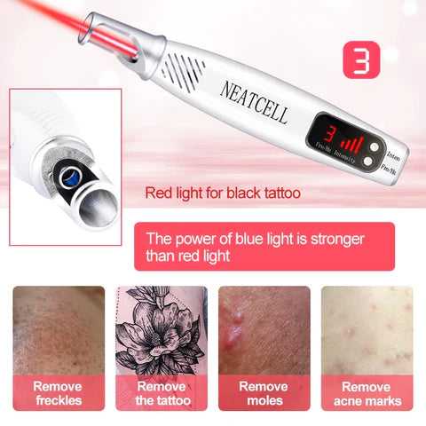 NovaDerm Laser Pen For Tattoo, Moles And Freckles Removal