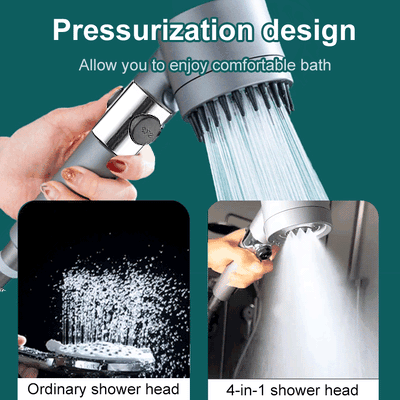 AquaJet MaxPower Showerhead Boosts Water Pressure 200%