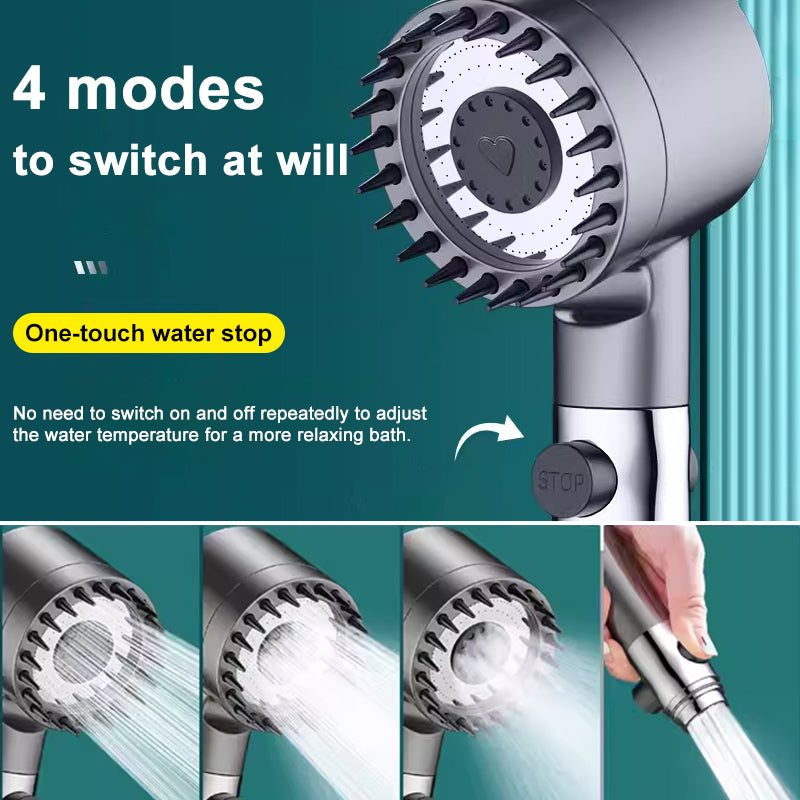 AquaJet MaxPower Showerhead Boosts Water Pressure 200%