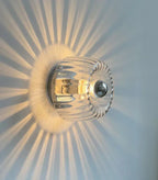 NovaRipple Glass Wall Light Modern Ripple Effect Fixture