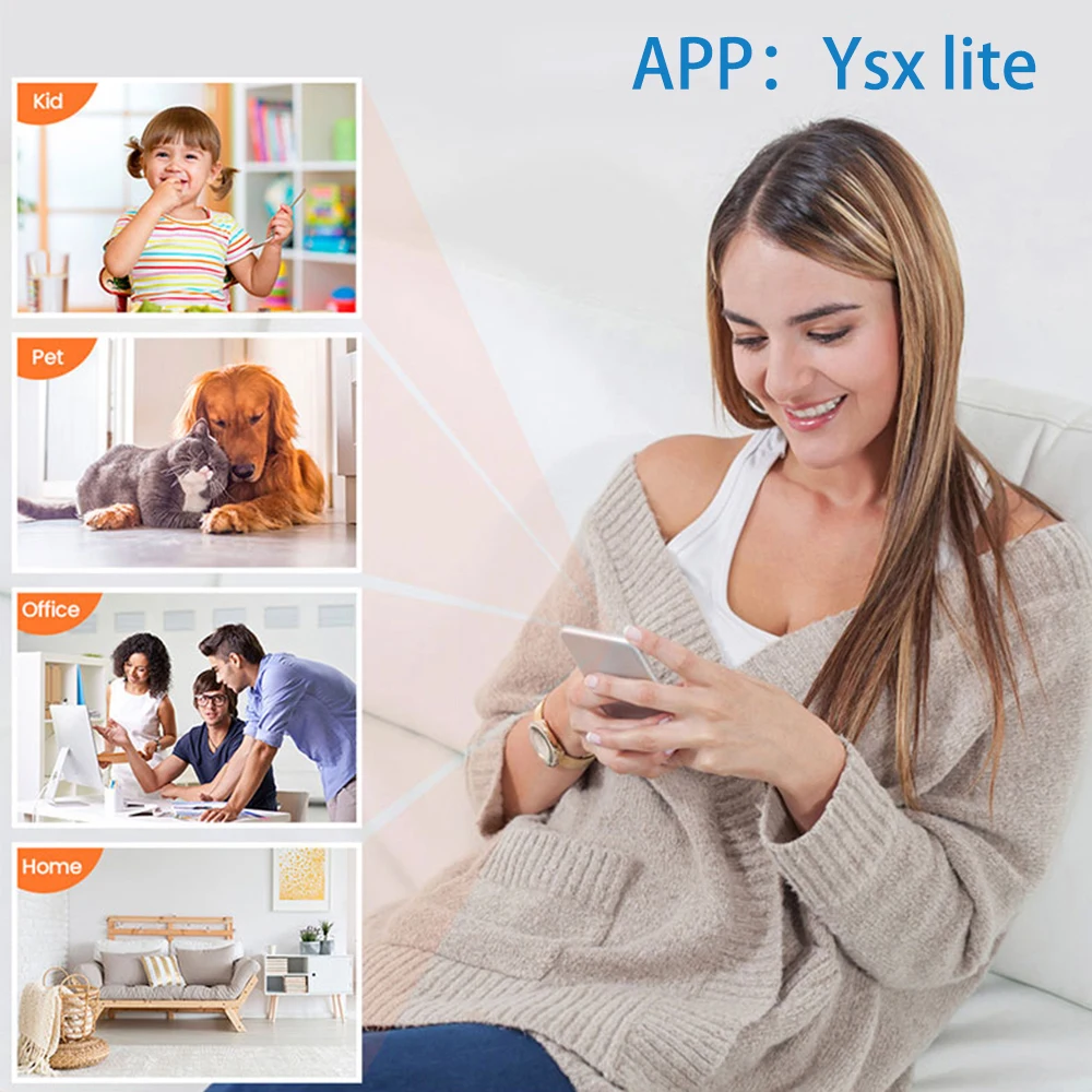 Nexa 1080P Mini Waterproof WiFi Camera 160° Night Vision