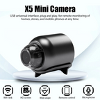 Nexa 1080P Mini Waterproof WiFi Camera 160° Night Vision