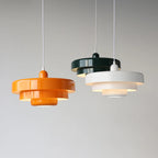 Aurora Tiered Pendant Light Bold Colorful Modern Fixture