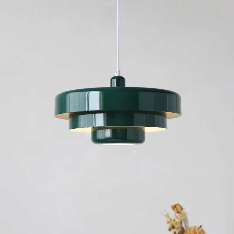 Aurora Tiered Pendant Light Bold Colorful Modern Fixture