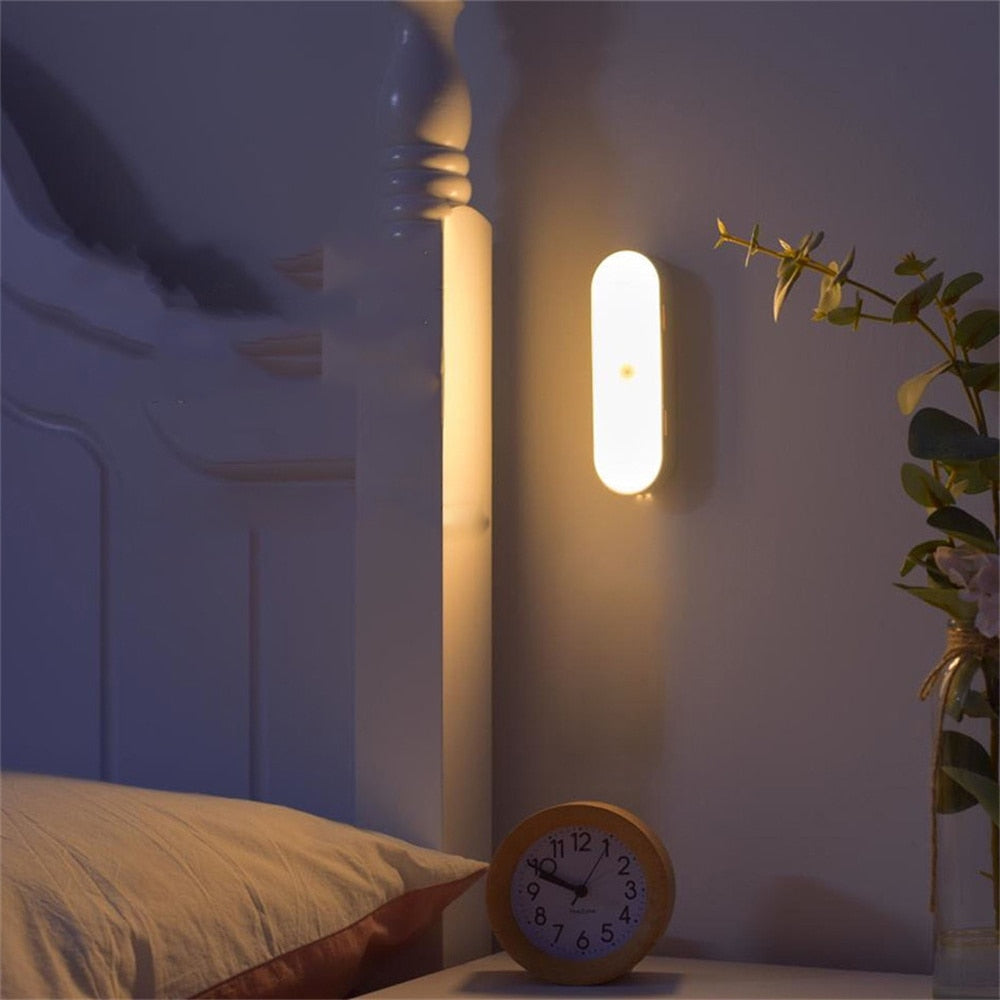 LumaGlow Motion Sensor Wall Light, Wireless Rechargeable
