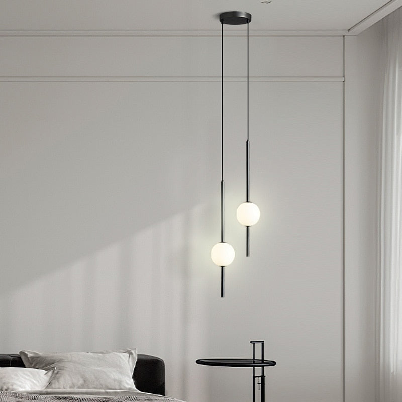 LumaNord Nordic Glass Ball Pendant Lights In Simple Style