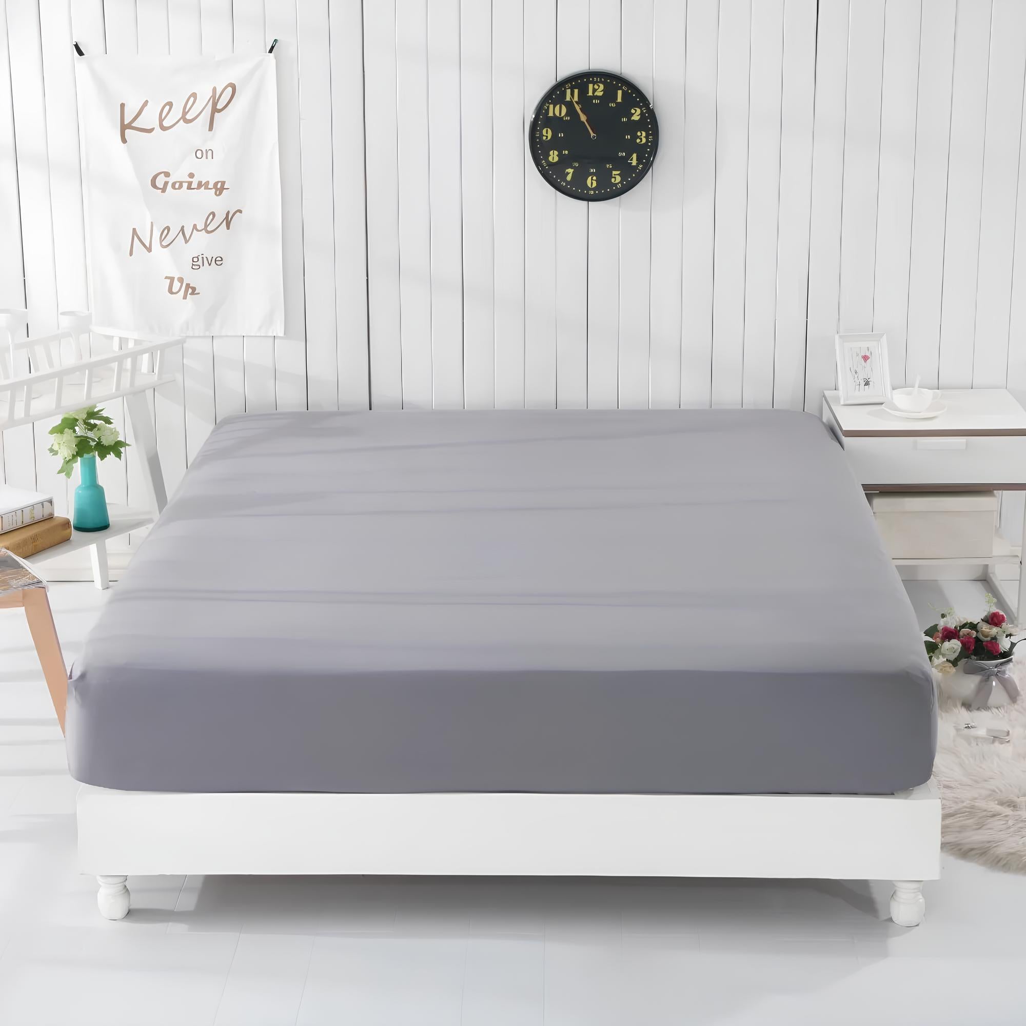 Silversoft Premium Maadoitettu Joustosänkyliina Maadoituskaapelilla