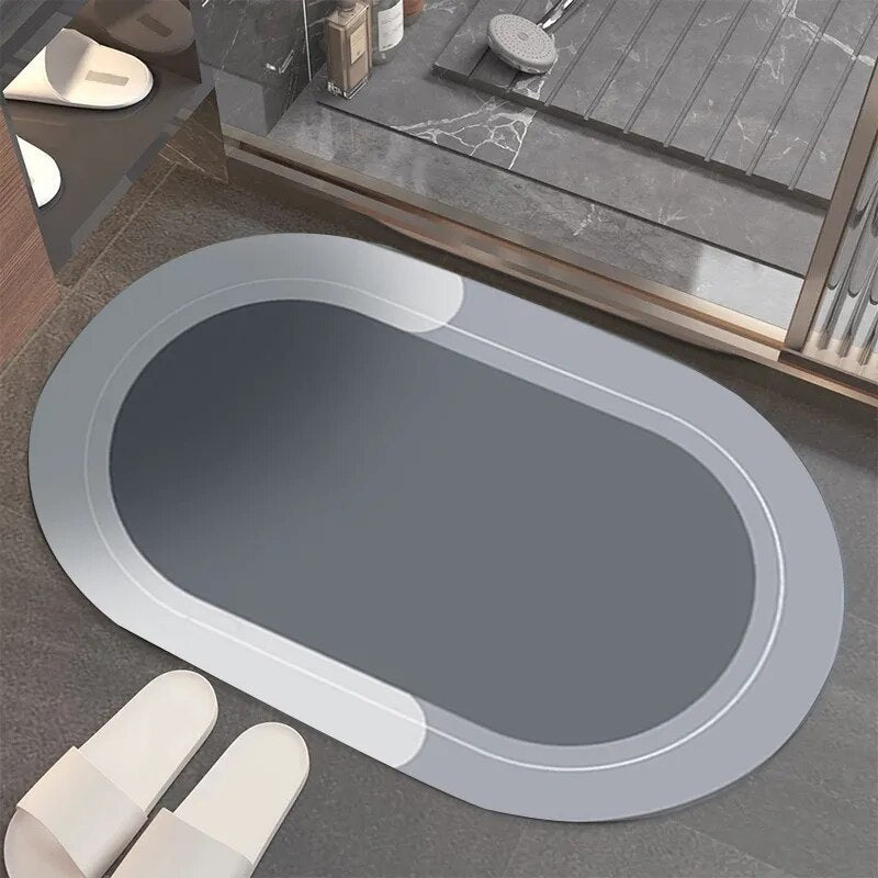 Non-Slip Bath Mat With Quick-Dry, High Absorbency Design