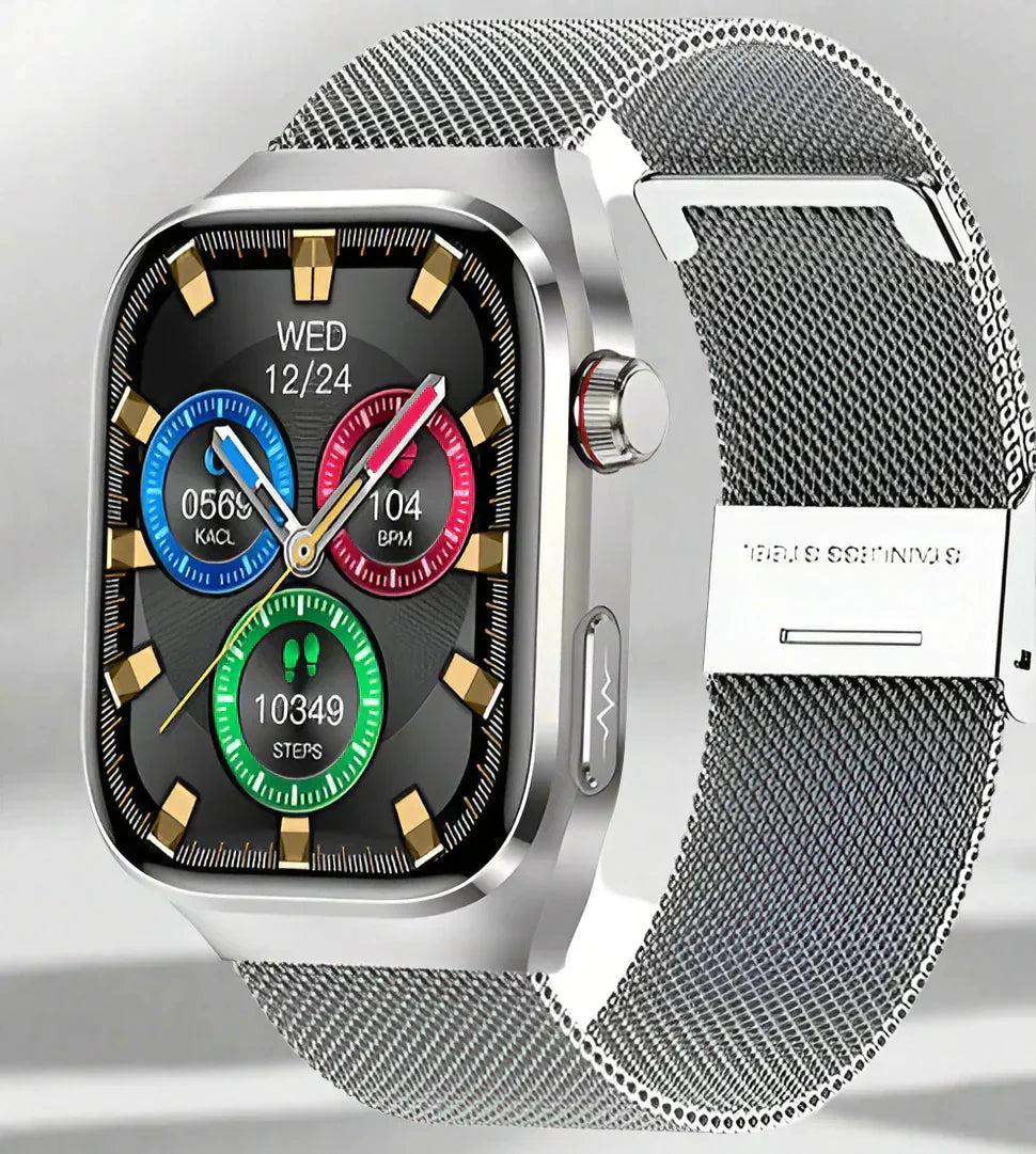 VitalWatch - Blutzucker, Harnsäure, EKG/PPG, Bluetooth