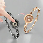 LumaLink SunMoon Couple Bracelets Long-Distance Touch