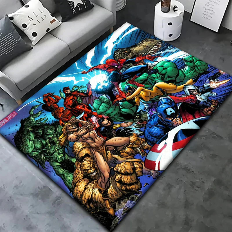 NovaPlay Kids Rug Cozy And Durable Superhero Room Decor