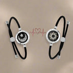 LumaLink SunMoon Couple Bracelets Long-Distance Touch