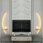 LumaEdge Wall Lamp Black & Gold Indoor Outdoor Lighting