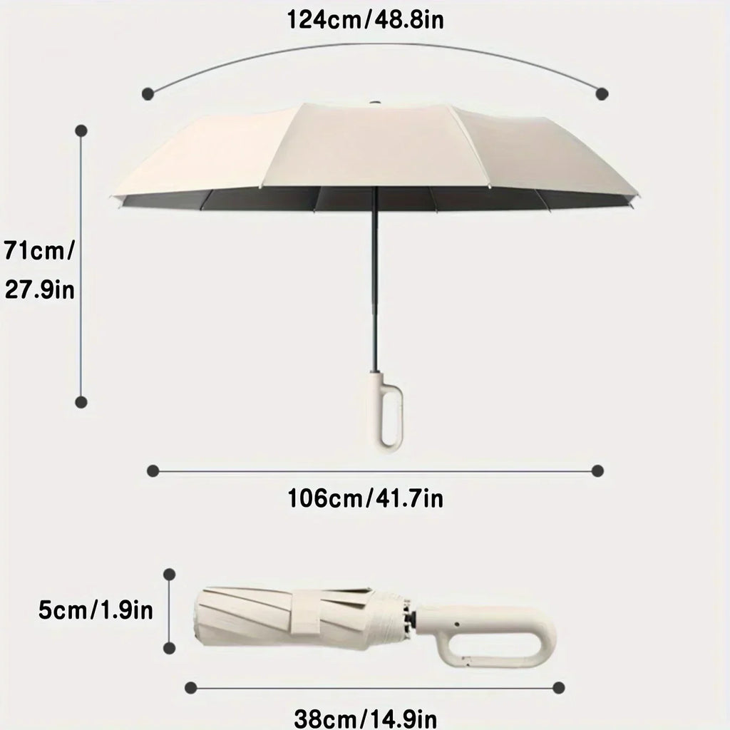 AeroShade Reinforced Compact Umbrella With UPF50+ Coating