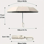 AeroShade Reinforced Compact Umbrella With UPF50+ Coating