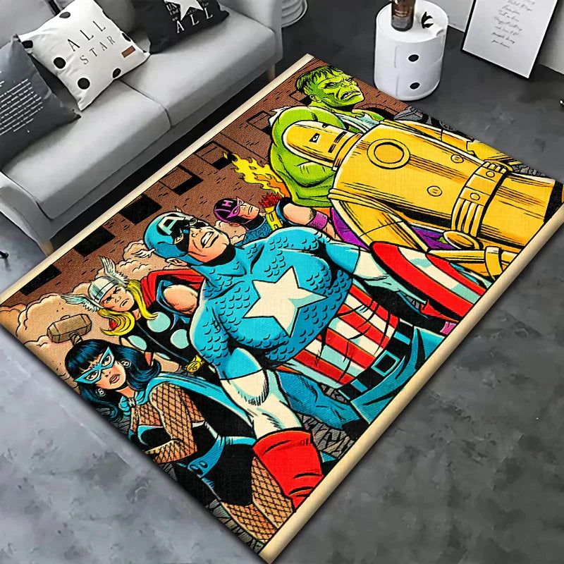 NovaPlay Kids Rug Cozy And Durable Superhero Room Decor