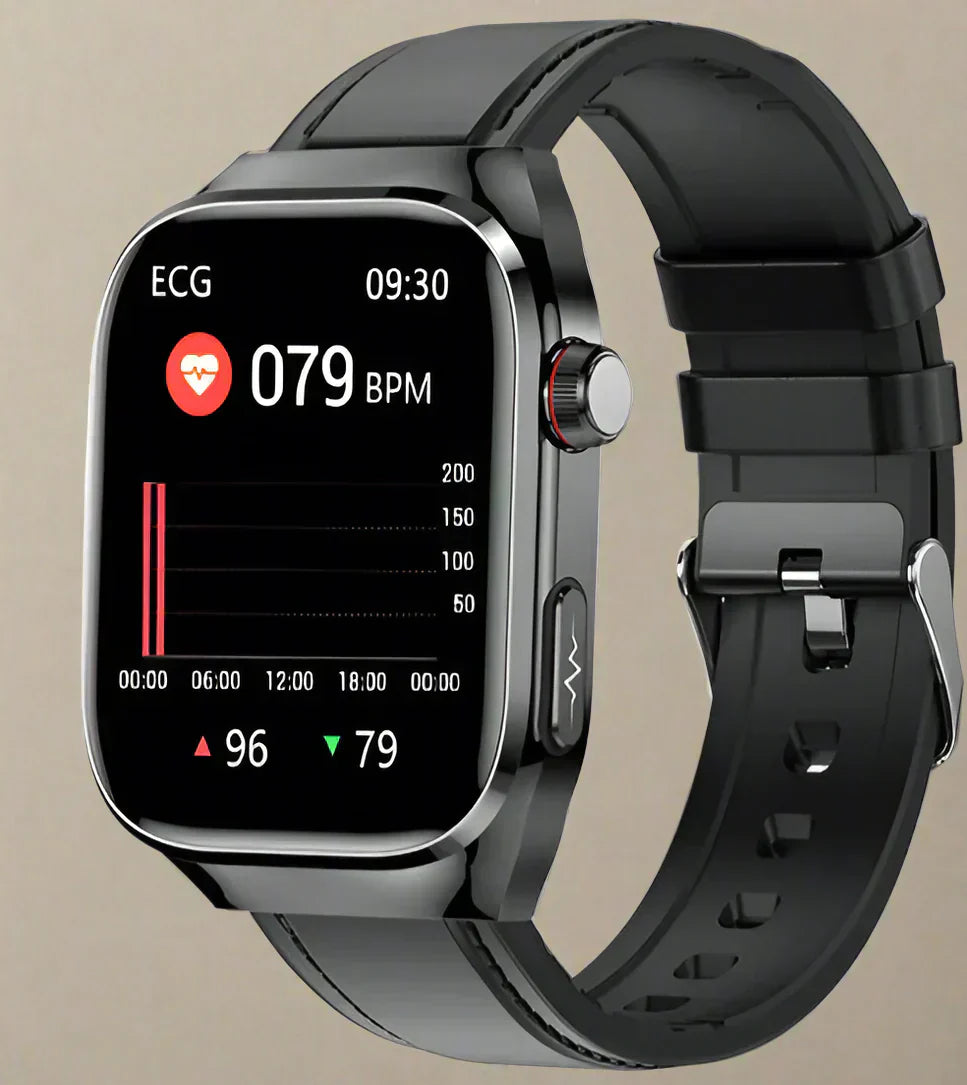 VitalWatch - Blutzucker, Harnsäure, EKG/PPG, Bluetooth