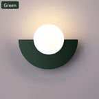 Arden Nordic Semicircle LED Wall Lamp For Living Areas